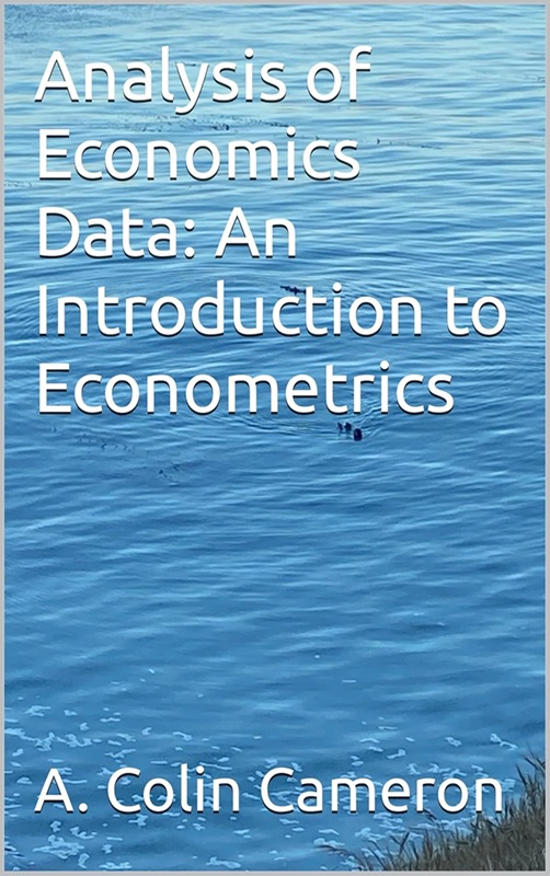 Analysis of Economics Data – Cameron
